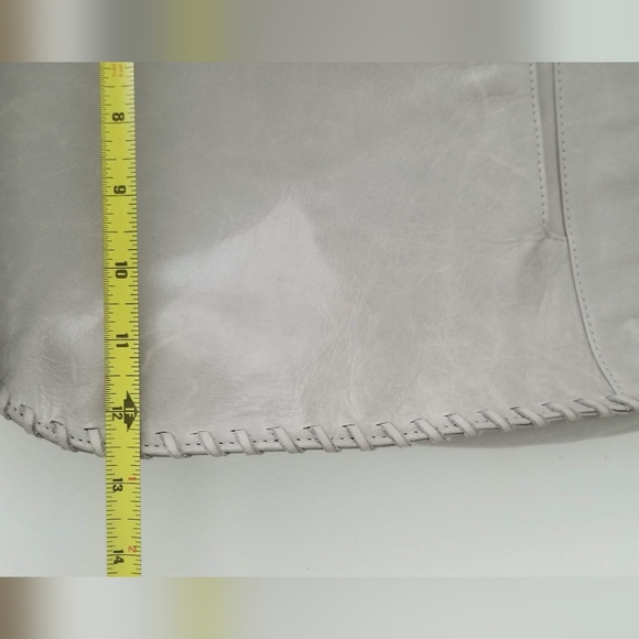 Gray Hobo Leather Shoulder Bag - Picture 12 of 14